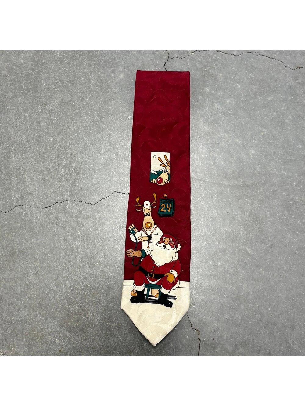 Ho Ho Ho Christmas Santa Tie